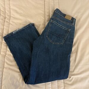 American Eagle Dark Blue Stovepipe Jeans